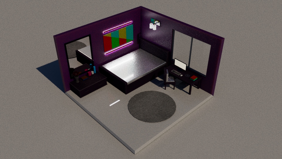 Isometric Room Environment